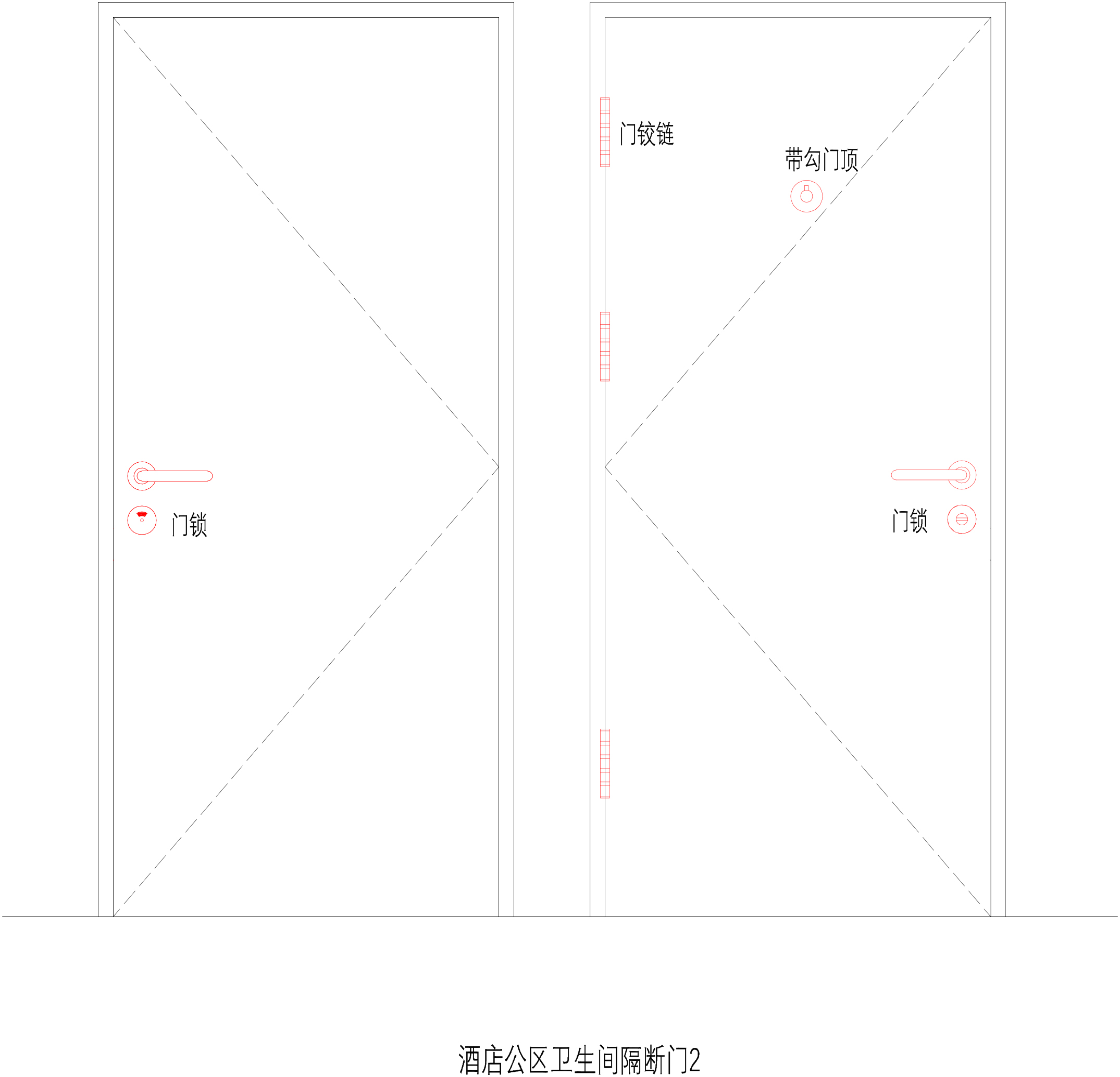 公共卫生间阻遏门1