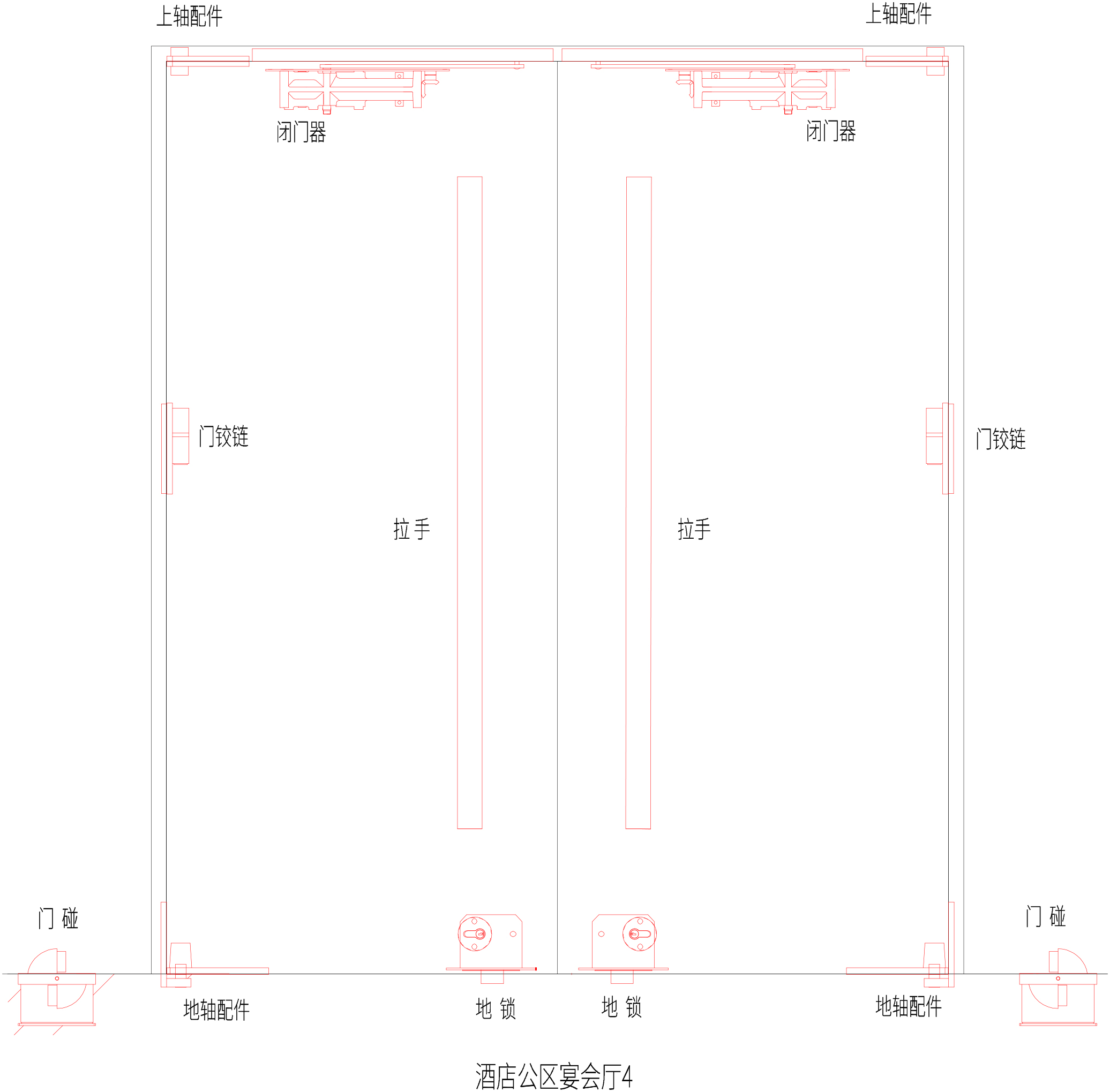 宴会厅,聚会会议室双开门4